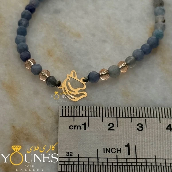 دستبند اسب تک شاخ طلا لیزری (پونی)